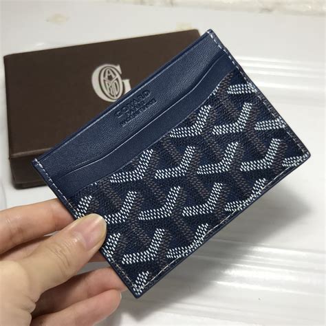 goyard custom card holder|Goyard card holder inside.